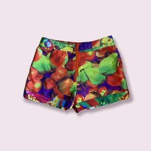 FRUIT PRINT SHORTS XXS